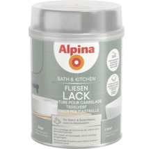 Pot de peinture pour carrelage cuisine et bain Alpina en Sage, satiné, pour carrelages muraux et de sol, sans primaire.