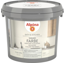 Peinture murale Alpina Bath und Kitchen Chalk Cliffs mat pour les pièces à forte humidité