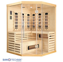 Infrarotkabine Sanotechnik Deluxe 150x150x200 cm