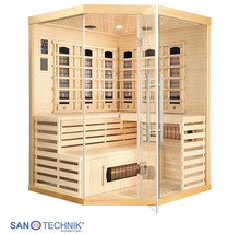 Infrarotkabine Sanotechnik Deluxe 150x150x200 cm