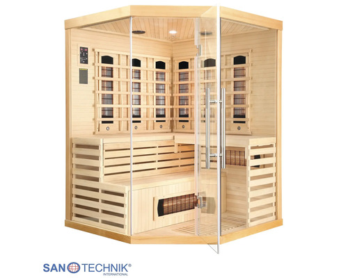 Infrarotkabine Sanotechnik Deluxe 150x150x200 cm