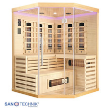 Infrarotkabine Sanotechnik Deluxe 150x150x200 cm
