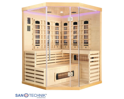 Infrarotkabine Sanotechnik Deluxe 150x150x200 cm