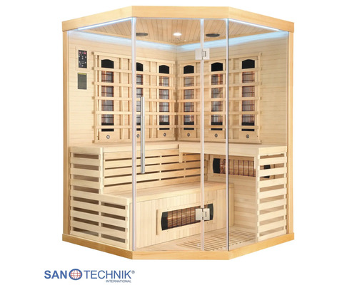Infrarotkabine Sanotechnik Deluxe 150x150x200 cm