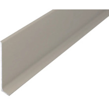 Wandabschlussleiste aus Kunststoff in L-Form.