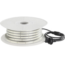 Ruban LED sur une bobine avec câble d alimentation et fiche.
