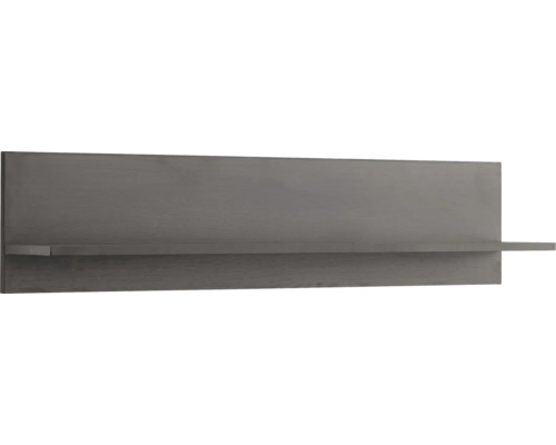 Wandregal mit Rückwand und schmaler Ablagefläche aus Holzwerkstoff.
