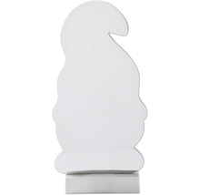 Silhouette décorative inscriptible en forme de nain avec socle.