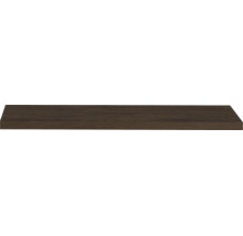 Étagère murale en décor bois foncé