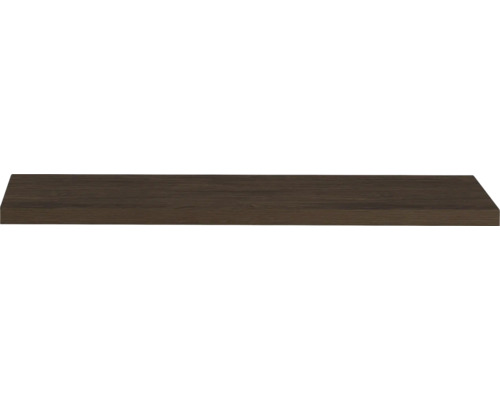 Étagère murale en décor bois foncé