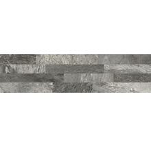 Plaquettes de parement aspect ardoise en grès cérame pour le revêtement mural intérieur et extérieur.
