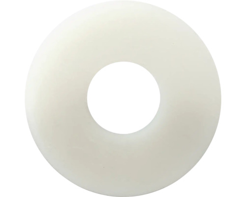 Rondelle en plastique, blanc