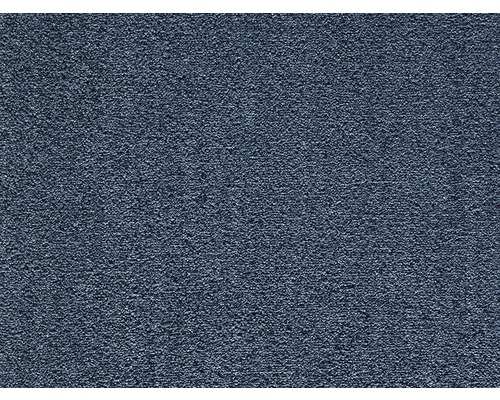Moquette Saxony San Luis bleu foncé largeur 400 cm (marchandise vendue au mètre)