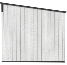 Panneau mural pour abri de jardin en bois avec aspect rainure et languette verticale