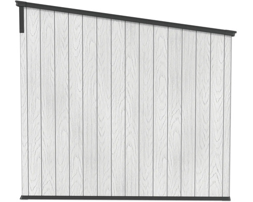 Panneau mural pour abri de jardin en bois avec aspect rainure et languette verticale