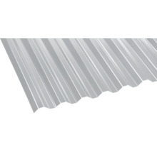 Trapezblech aus Metall mit Profil für Dach und Wand.