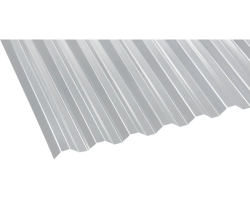 Trapezblech aus Metall mit Profil für Dach und Wand.