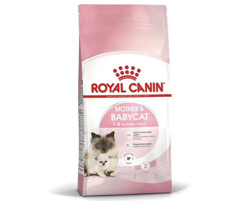 Royal Canin Trockenfutter Mother und Babycat für Katzenmütter und Kätzchen im Alter von 1 bis 4 Monaten.