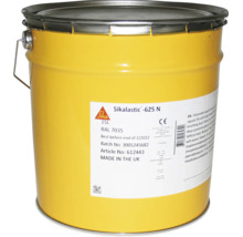 Sika Sikalastic-625 N Flüssigkunststoff zur Dachabdichtung, 15 Liter Metalleimer, RAL 7035.