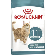 Logo Royal Canin, croquettes pour chats seniors stérilisés de plus de onze ans.