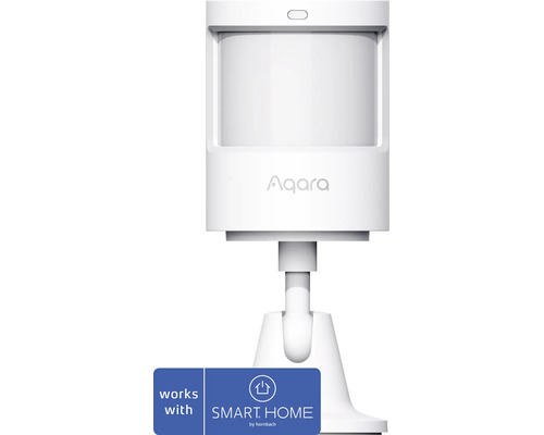 Détecteur de mouvement Aqara P1 avec support, Aqara Logo, compatible avec Smart Home by Hornbach.