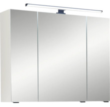 Armoire de toilette à miroir Pelipal LED Quickset 500 lxhxp 80 cm x 64 cm x 20 cm blanc IP 44