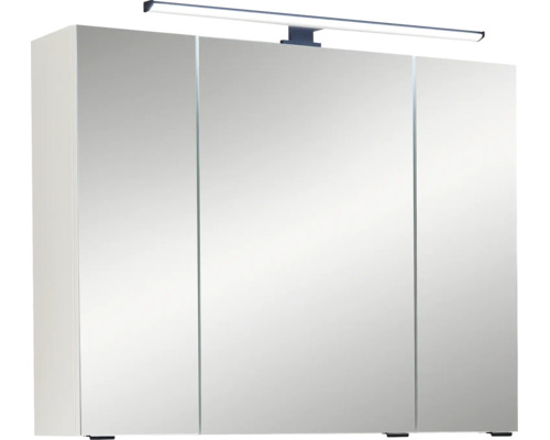 Armoire de toilette à miroir Pelipal LED Quickset 500 lxhxp 80 cm x 64 cm x 20 cm blanc IP 44