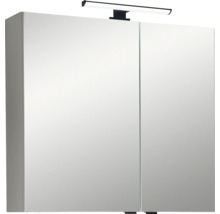 Armoire de toilette Pelipal LED Quickset 500 lxhxp 67,2 cm x 64 cm x 20 cm couleur cachemire IP 44