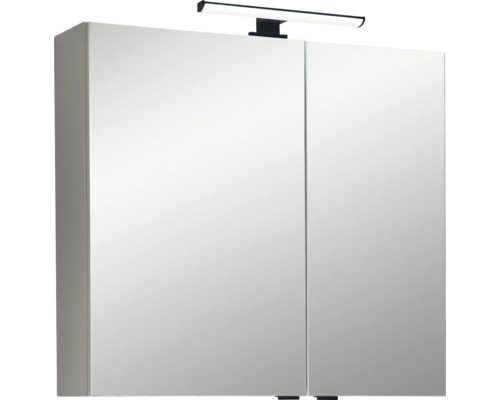 Armoire de toilette Pelipal LED Quickset 500 lxhxp 67,2 cm x 64 cm x 20 cm couleur cachemire IP 44