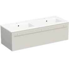 Lavabo Jungborn avec meuble bas QUARANTA l x h x p 120,5 cm x 37,5 cm x 46 cm, couleur de la façade: cachemire mat QU 120D 1Z A3746