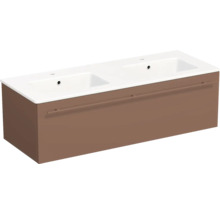 Lavabo Jungborn avec meuble bas QUARANTA l x h x p 120,5 cm x 37,5 cm x 46 cm Couleur de la façade: cotto mat QU 120D 1Z A9556