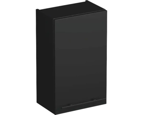 Jungborn Hängeschrank QUARANTA rechts BxHxT 35 x 58 x 23 cm Frontfarbe schwarz matt