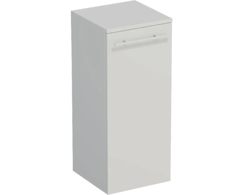 Jungborn Unterschrank QUARANTA rechts BxHxT 35 x 81.8 x 35 cm Frontfarbe hellgrau matt