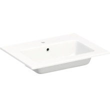 Jungborn Mineralguss Möbelwaschtisch QUARANTA 60,5 x 46 cm weiss