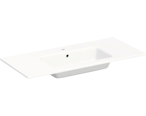 Jungborn Mineralguss Möbelwaschtisch QUARANTA 100,5 x 46 cm weiss