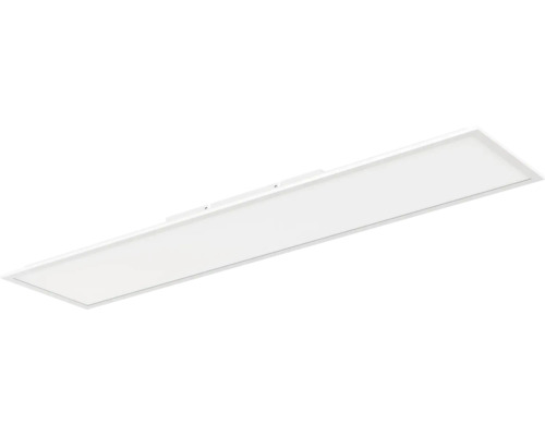 Weißes, flaches und rechteckiges LED-Panel für die Deckenmontage.