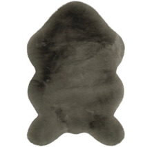 Fellimitat Teppich in Schaffellform, weiches Kunstfell.