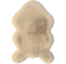 Kunstfell Ica Premium Shape cuban sand waschbar 60x90 cm