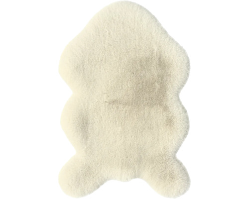 Kunstfell Ica Premium Shape beige waschbar 60x90 cm