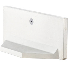 L-Stein Ecke unbewehrt Sichtbeton grau 40 x 100 x 5 cm