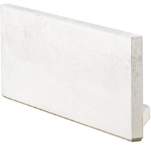 L-Stein Ecke unbewehrt Sichtbeton grau 40 x 100 x 5 cm