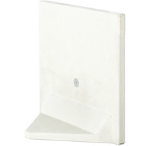 L-Stein Ecke unbewehrt Sichtbeton grau 80 x 100 x 5 cm