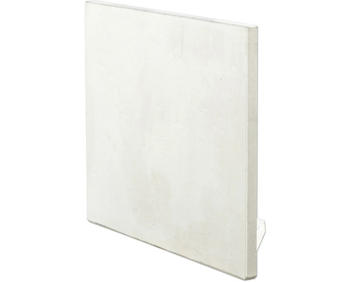 L-Stein Ecke unbewehrt Sichtbeton grau 80 x 100 x 5 cm