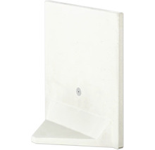 L-Stein Ecke unbewehrt Sichtbeton grau 100 x 100 x 5 cm