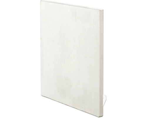 L-Stein Ecke unbewehrt Sichtbeton grau 100 x 100 x 5 cm