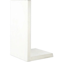 Winkelstein Sichtbeton bewehrt grau 155 x 100 x 8 cm