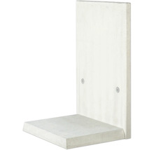 Winkelstein Sichtbeton bewehrt grau 180 x 100 x 8 cm
