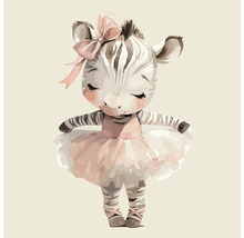 Leinwandbild cute zebra 30x30 cm