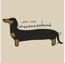 Leinwandbild weeekend 30x30 cm