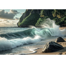Leinwandbild Power waves 116x80 cm
